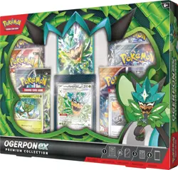 Pokemon TCG Ogerpon ex Premium Collection 3 Foil Cards & 6 Boosters * OPEN - Image 2