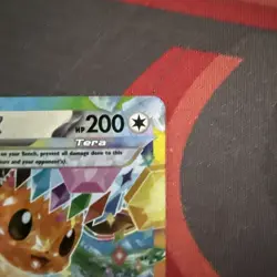 Pokemon Eevee EX TCG Prismatic Evolutions Stamped Promo Card 075/131 - Image 4