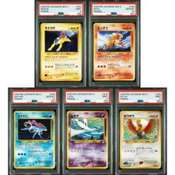 PSA 10 9 Ho-Oh Lugia Suicune Entei Raikou Neo 3 Promo Seq Pokemon Card Japanese - Image 1