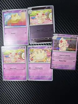 5x Alcremie Lot Pokemon Cards Collection Set TCG - Image 1