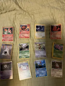 Assorted Lot Of Vintage Holographic Pokemon Cards - Image 1