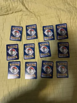 Assorted Lot Of Vintage Holographic Pokemon Cards - Image 2
