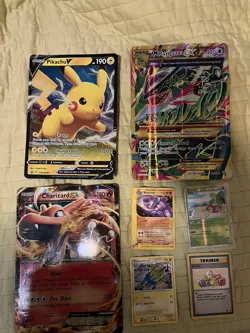 Assorted Lot Of Vintage Holographic Pokemon Trading Cards - Image 1