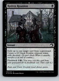 Rotten Reunion Innistrad: Midnight Hunt Foil - Image 1