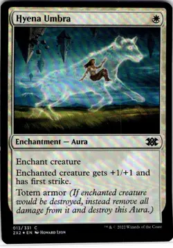 Magic The Gathering Hyena Umbra HOLO Common #13 - Image 1
