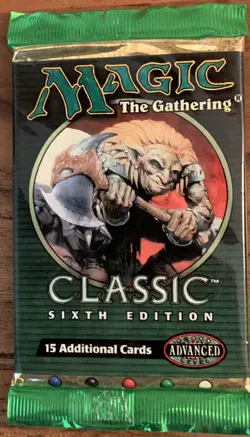 MTG Magic the Gathering Classic Sixth Edition Pack NIP Free Shipping - Image 1