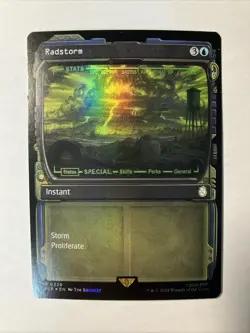 Radstorm (Showcase) FOIL X1 PIP MTG Fallout Mtg Pack Fresh Magic The Gathering - Image 1