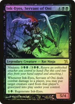 Betrayers of Kamigawa MTG Foil Ink-Eyes, Servant of Oni Magic - Image 1