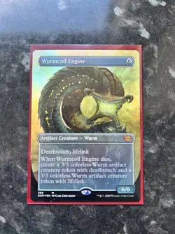 MtG - Borderless Foil - Wurmcoil Engine - Double Masters - (2XM) - NM - Image 1