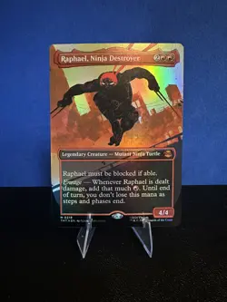 Raphael, Ninja Destroyer - 218 - MTG: Teenage Mutant Ninja Turtles - Foil - Image 1