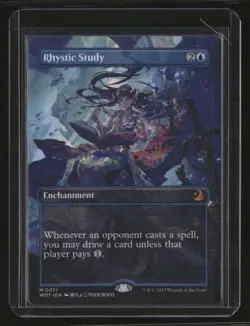 Wilds of Eldraine: Enchanting Tales Rhystic Study (Anime Borderless) - Image 1