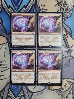 4x Infantry Shield - NM/M TDC MTG Magic - Image 1