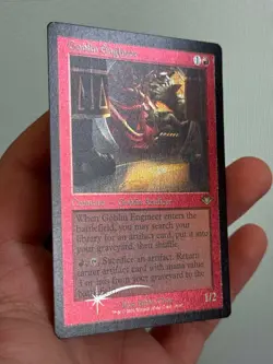 1X FOIL ETCHED Goblin Engineer Retro Frame NM MTG Magic Modern Horizons 2 EDH - Image 2