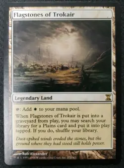 MTG *Flagstones Of Trokair X1* (HP) Time Spiral Magic the Gathering - Image 1