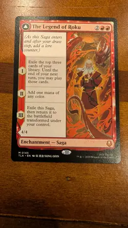The Legend of Roku, Avatar The Last Airbender, Magic MTG NM 0145 M Avatar Roku - Image 1