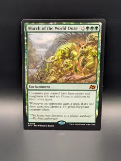MTG - March of the World Ooze - Enchantment - DFT #169 - Mythic - Image 1