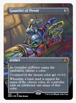 Gauntlet of Power (Borderless) Dominaria Remastered Foil - Image 1
