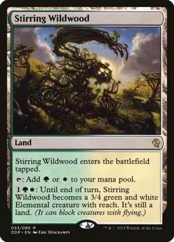 Stirring Wildwood [Duel Decks: Zendikar vs. Eldrazi] Magic MTG - Image 1