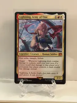 Lightning, Army of One Final Fantasy Regular Magic the Gathering NM - Image 1