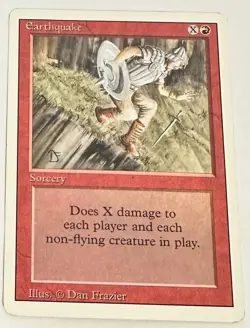 Magic the Gathering ~ MTG ~ 1x Earthquake ~ REVISED - Image 1
