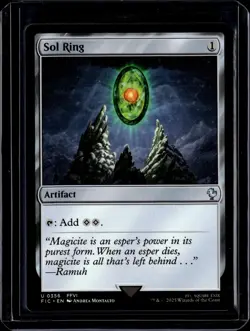 Sol Ring (0356) - 356 - FIC - NM - MTG Magic the Gathering - Image 1