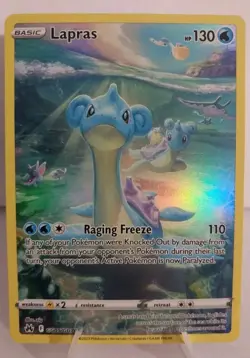 Lapras GG05/GG70 Galarian Gallery Holo Crown Zenith Pokemon NM - Image 1