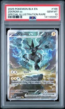 Pokemon ZEKROM EX 166/086 Black Bolt Special Illustration Rare 🔥 PSA 10 🔥 - Image 1