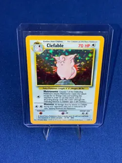 1999 Clefable 1/64 Holo Jungle Set Pokemon Card WOTC Vintage Holographic - Image 1