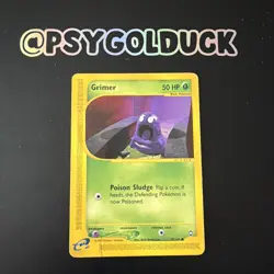Pokemon TCG Grimer 79/147 Vintage WOTC Aquapolis Non-holo A25 - Image 1