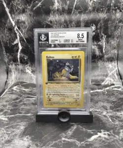 Pokemon TCG Raikou Neo Revelation Holo 1st Edition PSA 8.5+ Low Population 1/28 - Image 1