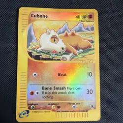 Pokemon TCG Cubone 103/165 Expedition Base Set Reverse Holo - Image 1