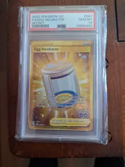 Egg Incubator (Secret) 087/078 Pokemon GO Holo PSA GEM MT 10 - Image 1