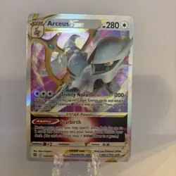 Pokemon Arceus VSTAR 123/172 Full Art Ultra Rare Brilliant Stars Near Mint NM - Image 1