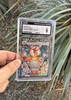Charizard EX, Pokemon CGC 9, Obsidian Flames, Special Illustration Rare, 223/197 - Image 2