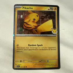 Pikachu Pokemon Day 2026 051/162 - 30th Anniversary Promo - Pokemon TCG - Image 1