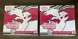 Pokemon TCG S&V White Flare Elite Trainer Box. Set Of 2. Factory Sealed. - Image 1