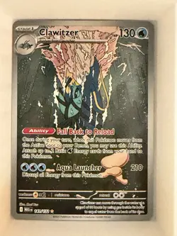 Pokemon TCG Clawitzer Me01 Mega Evolution Illustration Rare 141/132 2$ bid! - Image 1
