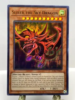 SLIFER THE SKY DRAGON EGS1-EN001 EGYPTIAN GOD SLIFER THE SKY DRAGON YU-GI-OH - Image 1
