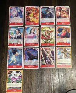 One Piece TCG OP11 A Fist Of Divine Speed Uncommon And Common Complete Set - Image 1