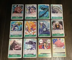 One Piece TCG OP11 A Fist Of Divine Speed Uncommon And Common Complete Set - Image 2