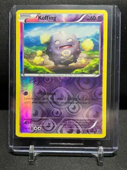 Koffing 27/124 Reverse Holo Pokemon 2016 Fates Collide LP - Image 1