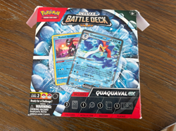 Pokemon TCG Quaquaval EX Deluxe Battle Deck - Used, Open Box - Image 1
