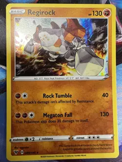 Pokemon - Regirock - 089/185 - Holo Rare - Vivid Voltage - NM/M - Image 1