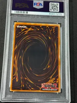 Yugioh PSA 10 Slate Warrior WC4-003 Prismatic Secret Rare - Image 2