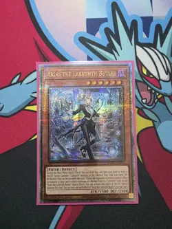 Yugioh Arias The Labrynth Butler Quarter Century Secret Rare AGOV-EN017 - Image 1
