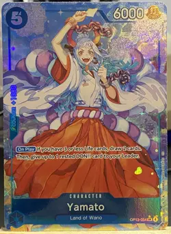 One Piece - Yamato (Alt Art) OP13-054 English SR Carrying On His Will - OP13 - Image 1