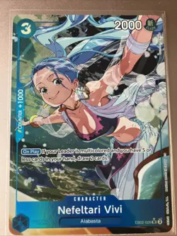 One Piece CCG Nefeltari Vivi EB02-026 SR Alternate Art Anime 25th Collection - Image 1