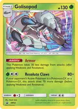 Golisopod - SM52 - Pokemon Sun & Moon Promo Holo Rare Card NM - Image 1