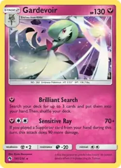 Gardevoir - 141/214 - Pokemon Lost Thunder Sun Moon Cosmos Holo Rare Card NM - Image 1