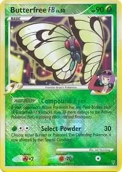 Butterfree FB - 17/147 - Pokemon Supreme Victors Holo Card League Promo NM - Image 1